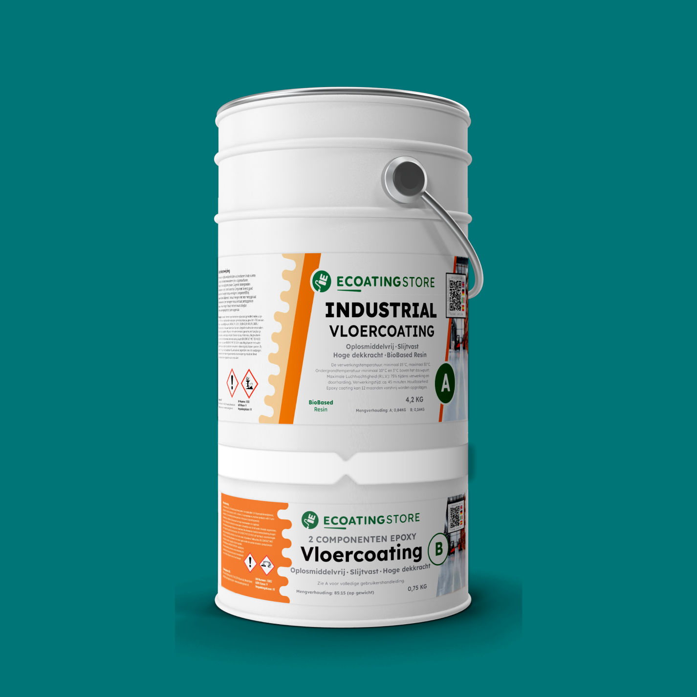 Przemysłowa powłoka podłogowa - RAL 5021